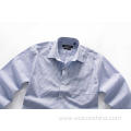 Elastic Cotton Fabric Little Checked Pattern Shirts